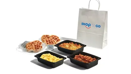 Breakfast Family Feast with Waffles