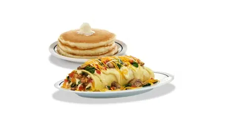 Spinach & Mushroom Omelette