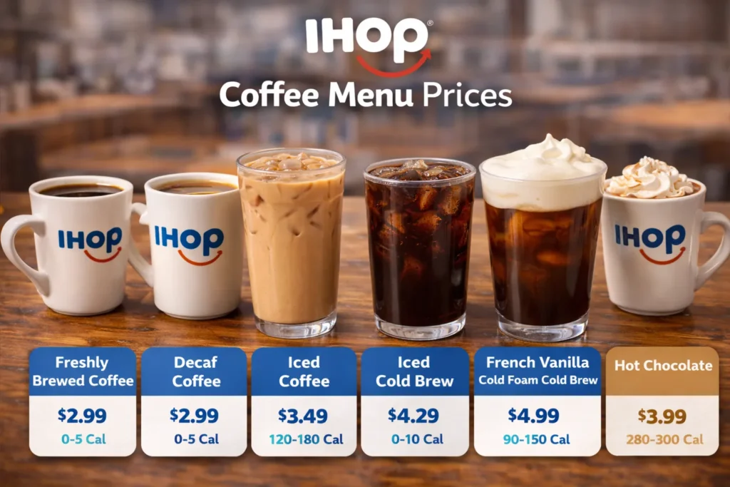 IHOP Coffee Menu Prices