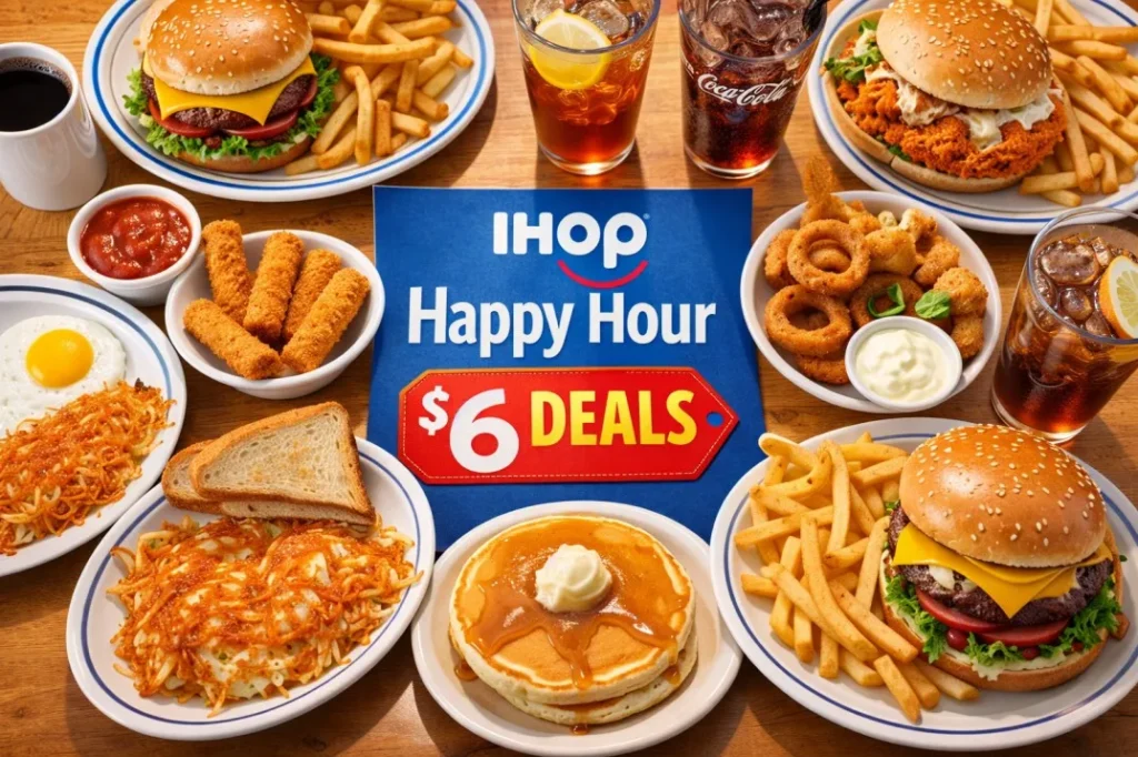 IHOP Happy Hour menu