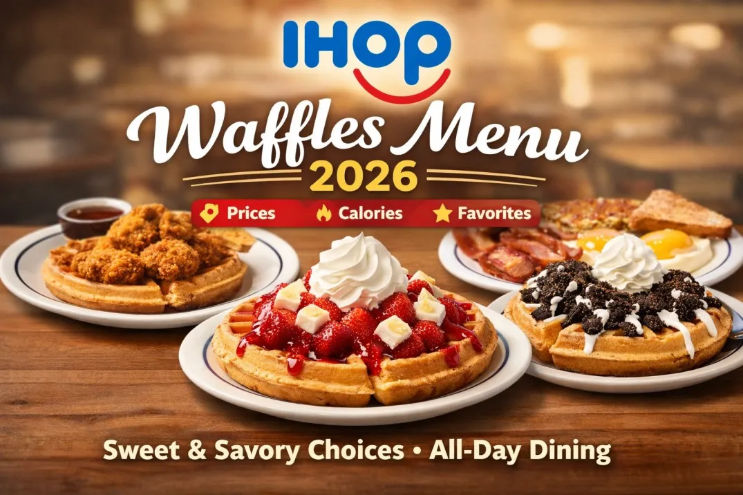 IHOP Waffles Menu