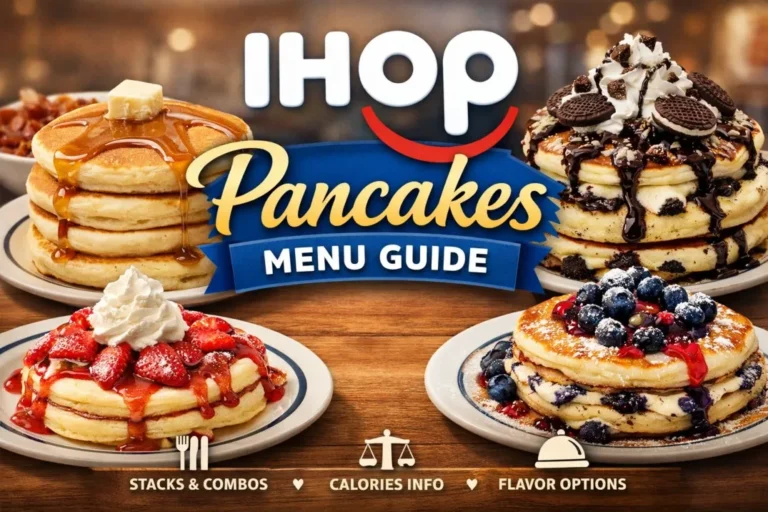 IHOP pancakes menu